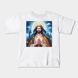 Saint Jesus for Christmas Kids T-Shirt